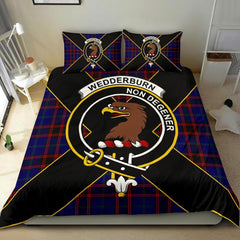 Wedderburn Tartan Crest Bedding Set - Luxury Style