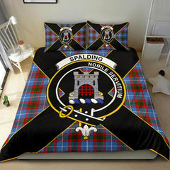 Spalding Tartan Crest Bedding Set - Luxury Style