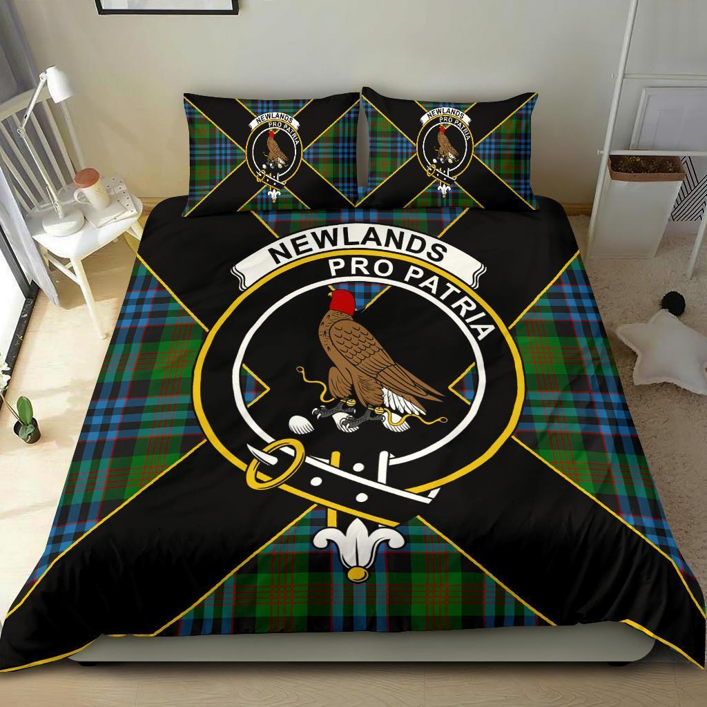 Newlands Tartan Crest Bedding Set - Luxury Style