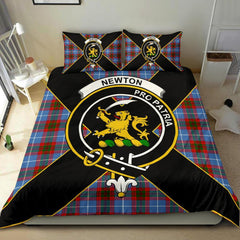 Newton Tartan Crest Bedding Set - Luxury Style