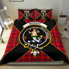 Murray (of Dysart) Tartan Crest Bedding Set - Luxury Style