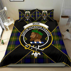 Muir Tartan Crest Bedding Set - Luxury Style