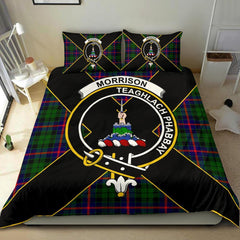 Morrison Tartan Crest Bedding Set - Luxury Style