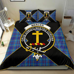 Mercer Tartan Crest Bedding Set - Luxury Style