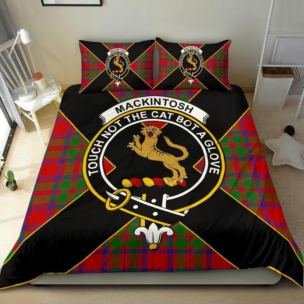 MacKintosh Tartan Crest Bedding Set - Luxury Style