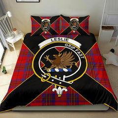 Leslie Tartan Crest Bedding Set - Luxury Style