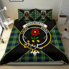 Learmonth Tartan Crest Bedding Set - Luxury Style