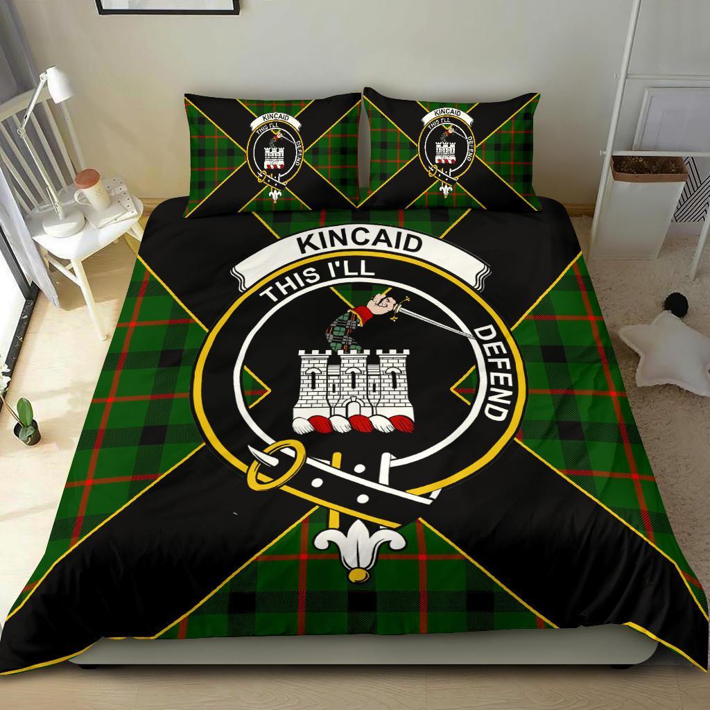 Kincaid Tartan Crest Bedding Set - Luxury Style