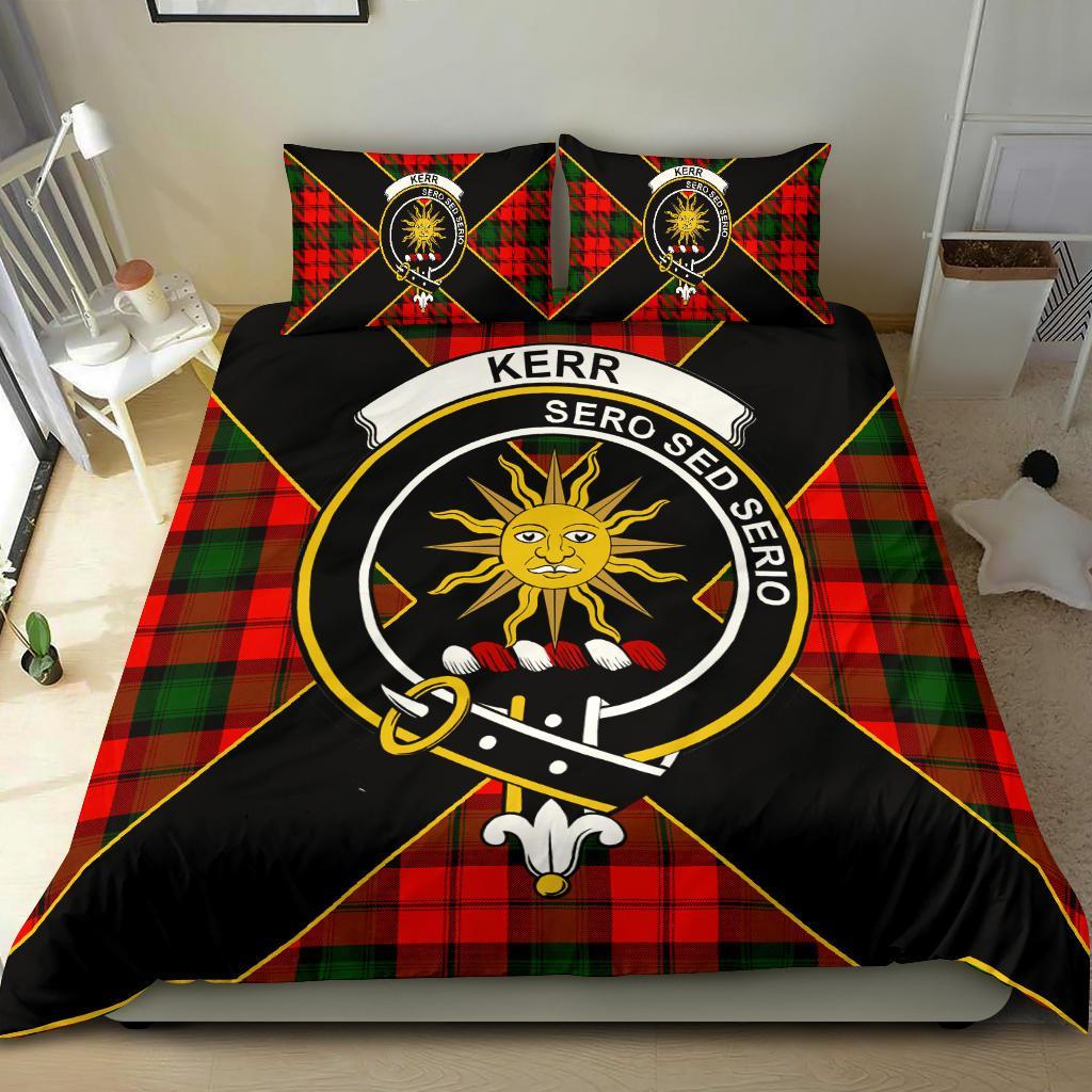Kerr Tartan Crest Bedding Set - Luxury Style