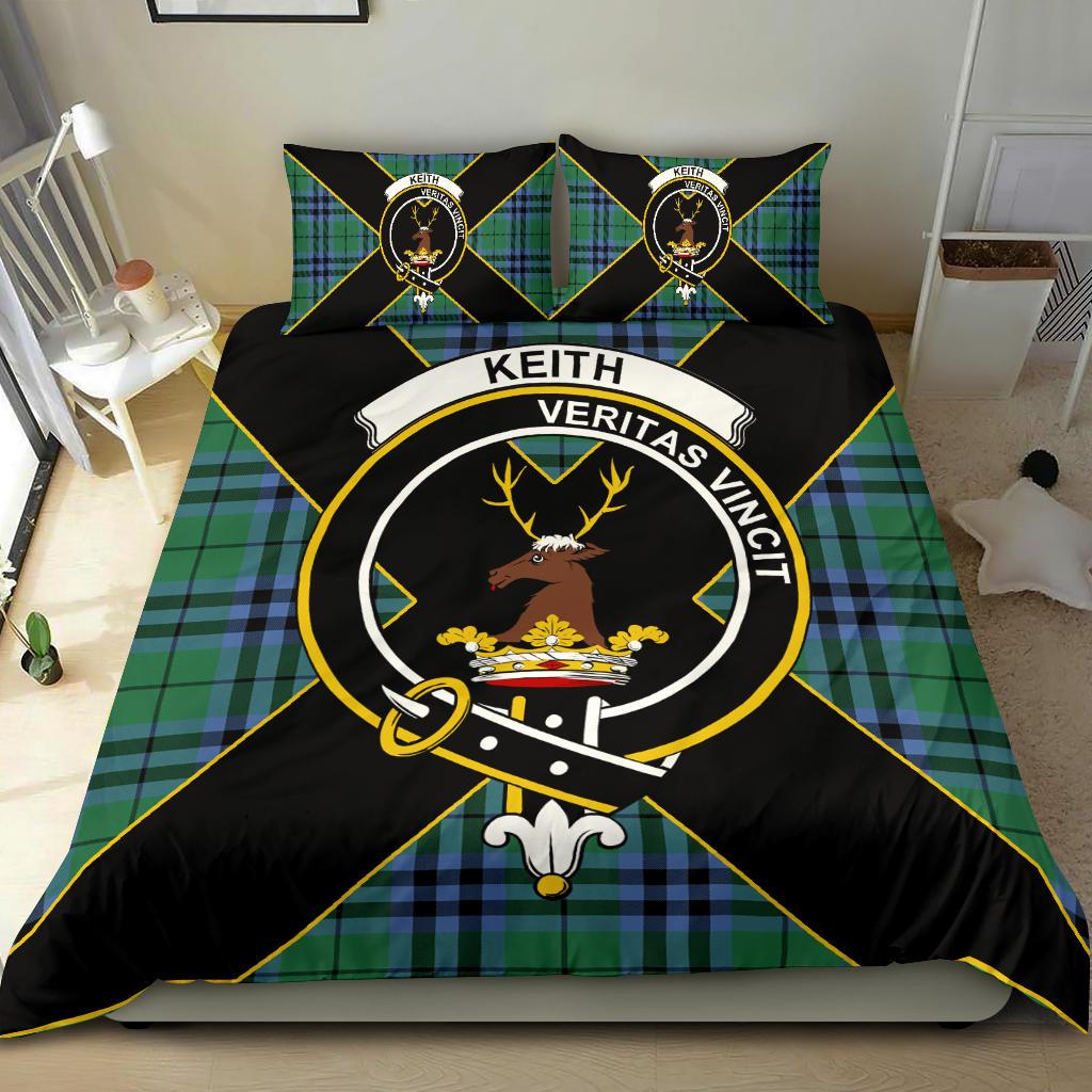 Keith Tartan Crest Bedding Set