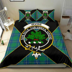 Irvine Tartan Crest Bedding Set - Luxury Style
