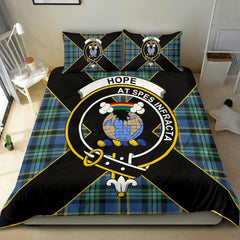 Hope Tartan Crest Bedding Set - Luxury Style