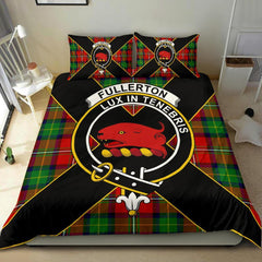 Fullerton Tartan Crest Bedding Set - Luxury Style