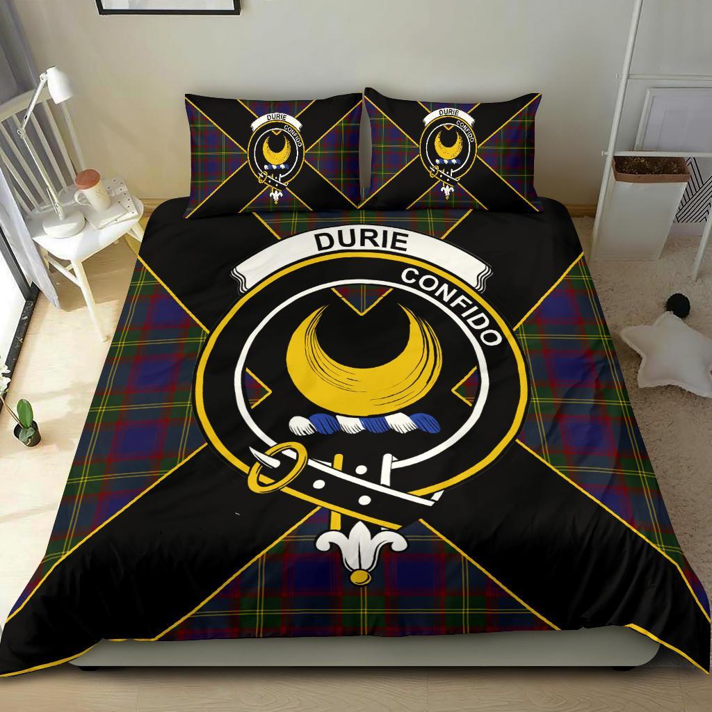 Durie Tartan Crest Bedding Set - Luxury Style