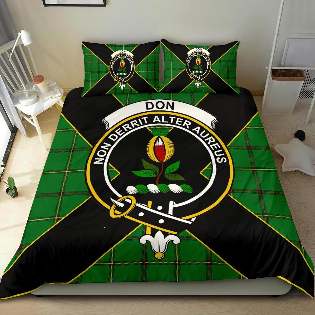 Don Tartan Crest Bedding Set - Luxury Style