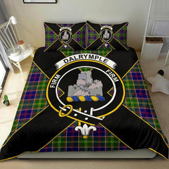 Dalrymple Tartan Crest Bedding Set - Luxury Style