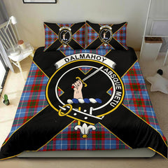 Dalmahoy Tartan Crest Bedding Set - Luxury Style