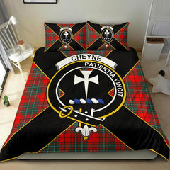 Cheyne Tartan Crest Bedding Set - Luxury Style