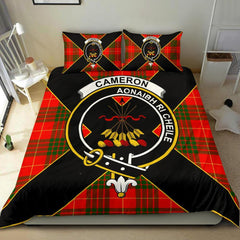 Cameron Tartan Crest Bedding Set - Luxury Style