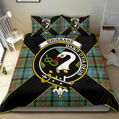 Brisbane Tartan Crest Bedding Set - Luxury Style