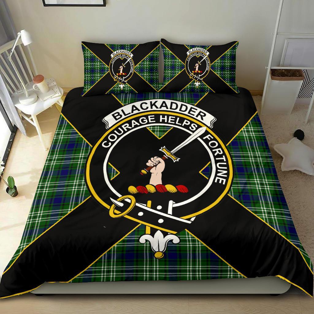 Blackadder Tartan Crest Bedding Set - Luxury Style