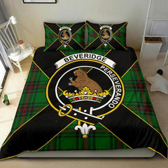 Beveridge Tartan Crest Bedding Set - Luxury Style