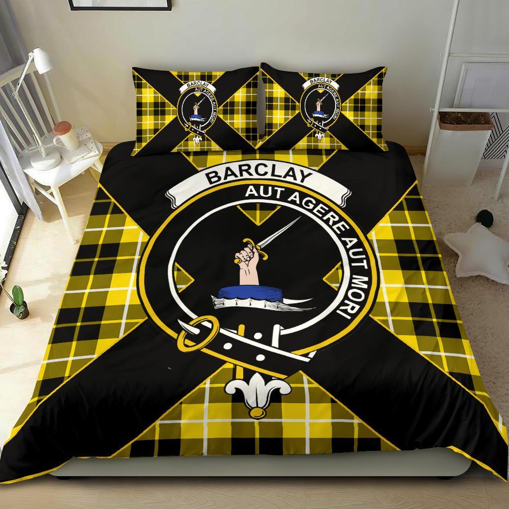 Barclay Tartan Crest Bedding Set - Luxury Style