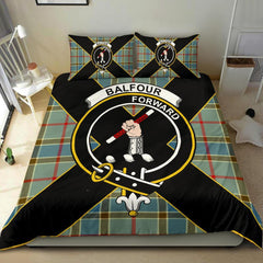 Balfour Tartan Crest Bedding Set - Luxury Style