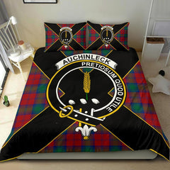 Auchinleck Tartan Crest Bedding Set - Luxury Style