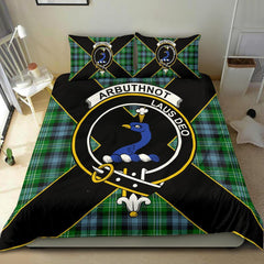 Arbuthnot Tartan Crest Bedding Set - Luxury Style