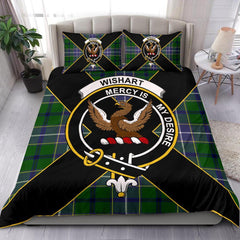 Wishart Tartan Crest Bedding Set - Luxury Style
