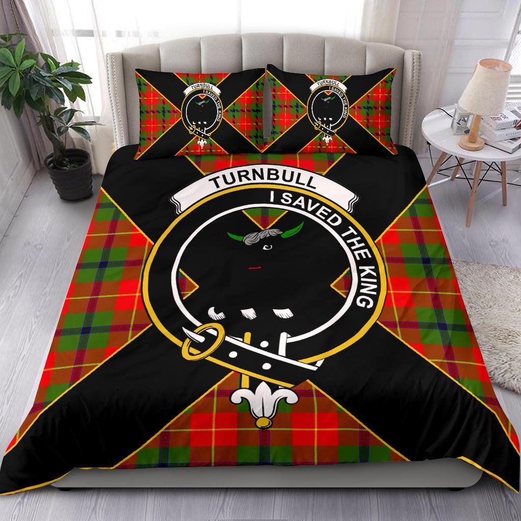 Turnbull Tartan Crest Bedding Set - Luxury Style