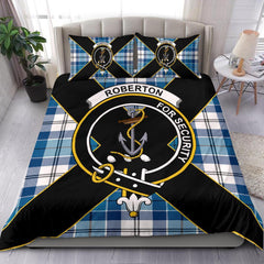 Roberton Tartan Crest Bedding Set - Luxury Style