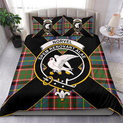 Norvel Tartan Crest Bedding Set - Luxury Style