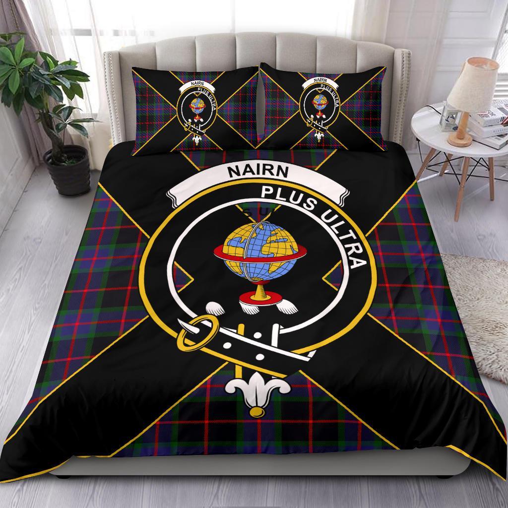 Nairn Tartan Crest Bedding Set - Luxury Style