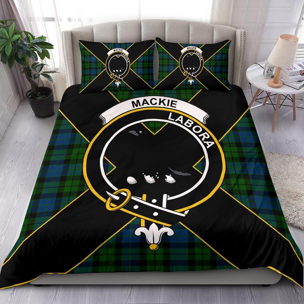 MacKie Tartan Crest Bedding Set - Luxury Style