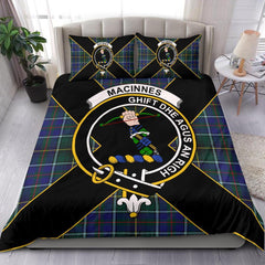 MacInnes Tartan Crest Bedding Set - Luxury Style
