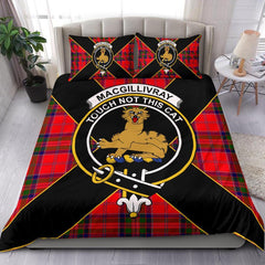 MacGillivray Tartan Crest Bedding Set - Luxury Style