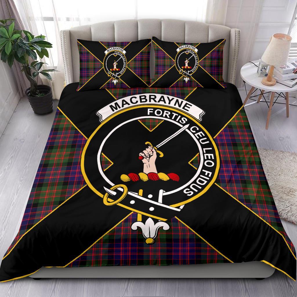 MacBrayne Tartan Crest Bedding Set - Luxury Style