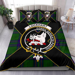 Lockhart Tartan Crest Bedding Set - Luxury Style