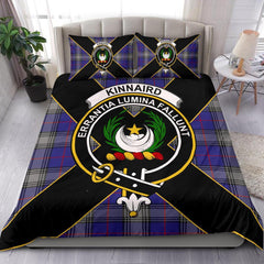 Kinnaird Tartan Crest Bedding Set - Luxury Style