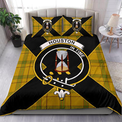 Houston Tartan Crest Bedding Set - Luxury Style