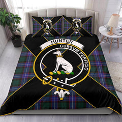 Hunter Tartan Crest Bedding Set - Luxury Style