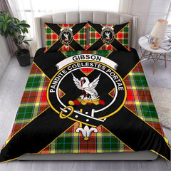 Gibson Tartan Crest Bedding Set - Luxury Style