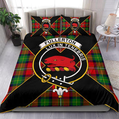 Fullerton Tartan Crest Bedding Set - Luxury Style