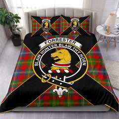 Forrester Tartan Crest Bedding Set - Luxury Style