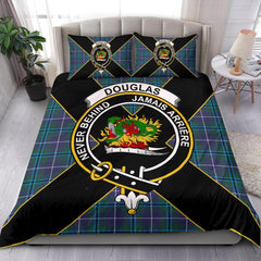 Douglas Tartan Crest Bedding Set - Luxury Style