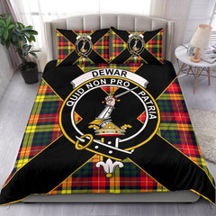 Dewar Tartan Crest Bedding Set - Luxury Style