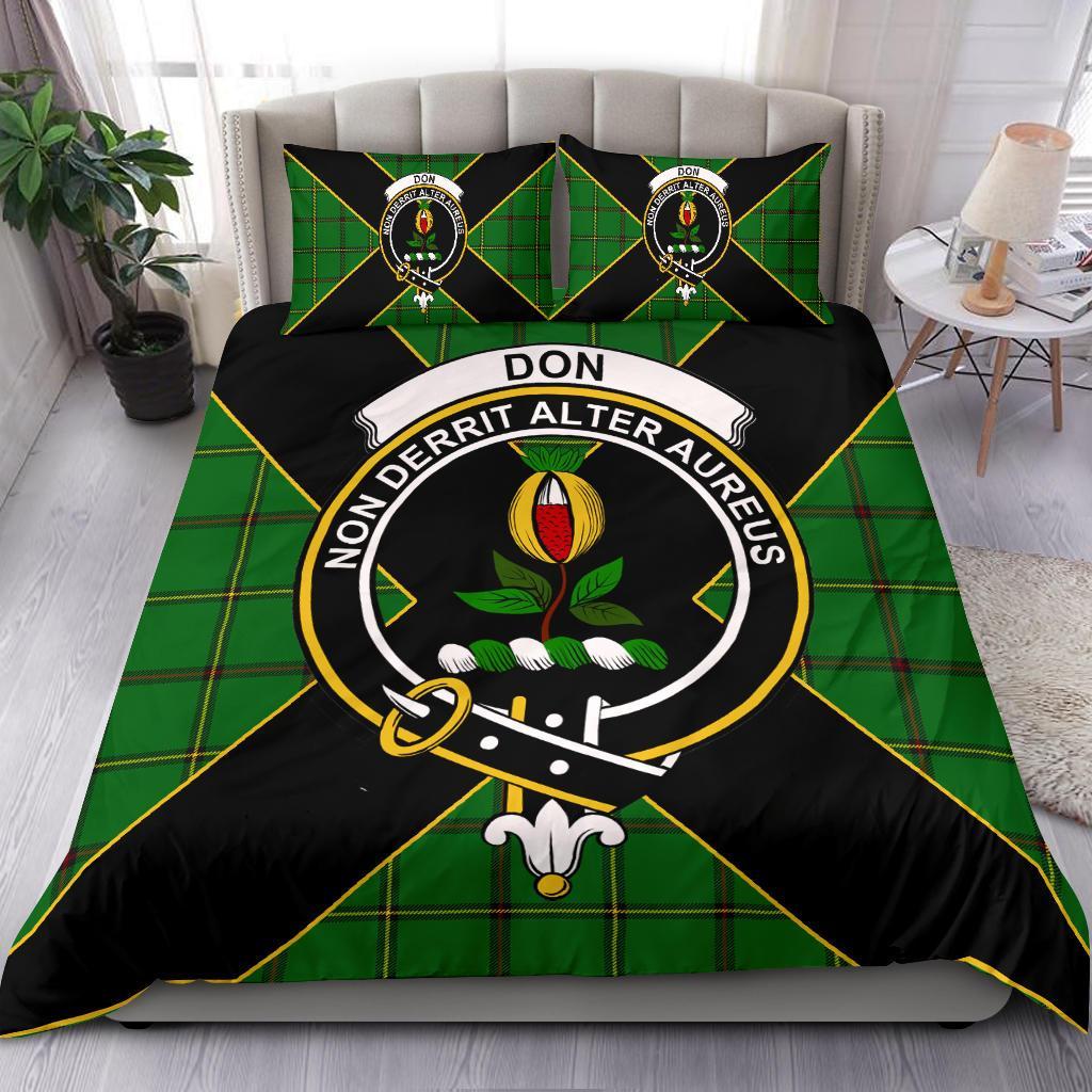 Don Tartan Crest Bedding Set - Luxury Style