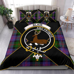 Blair Tartan Crest Bedding Set - Luxury Style
